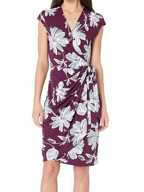 Lark & Ro Floral Maya Sleeveless Wrap Dress